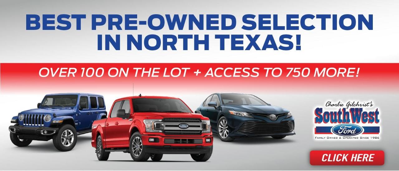 New, Used & Certified Ford Dealership in Weatherford Southwest Ford, Inc.