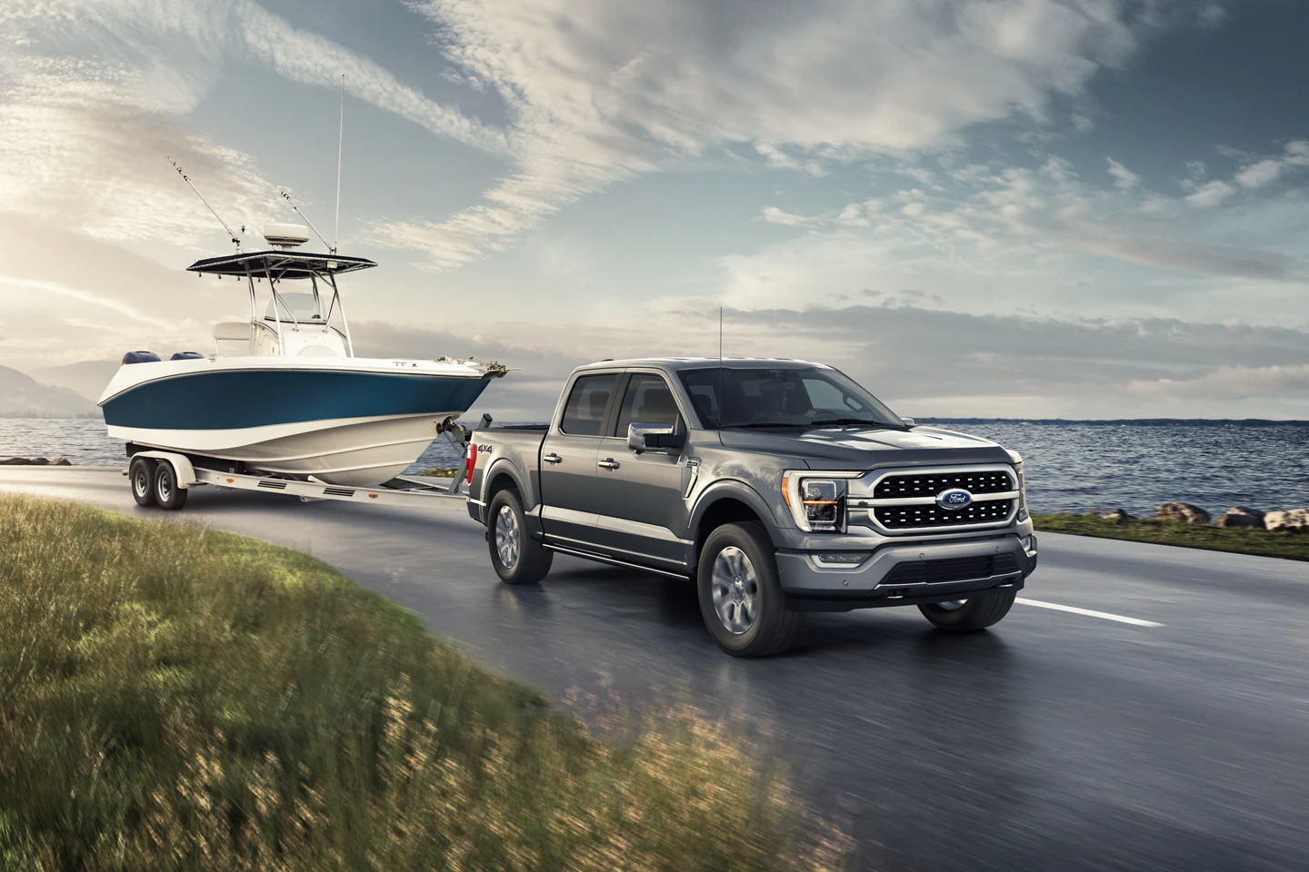 2023 Ford F-150 Towing Boat 2023 Ford F-150 Towing Boat
