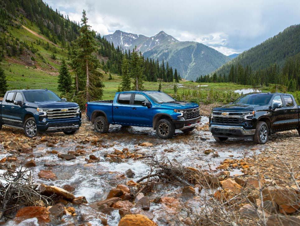 The 2022 Silverado High Country, ZR2, and LT