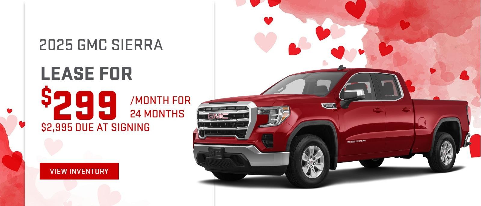 February GMC Sierra Lease Special