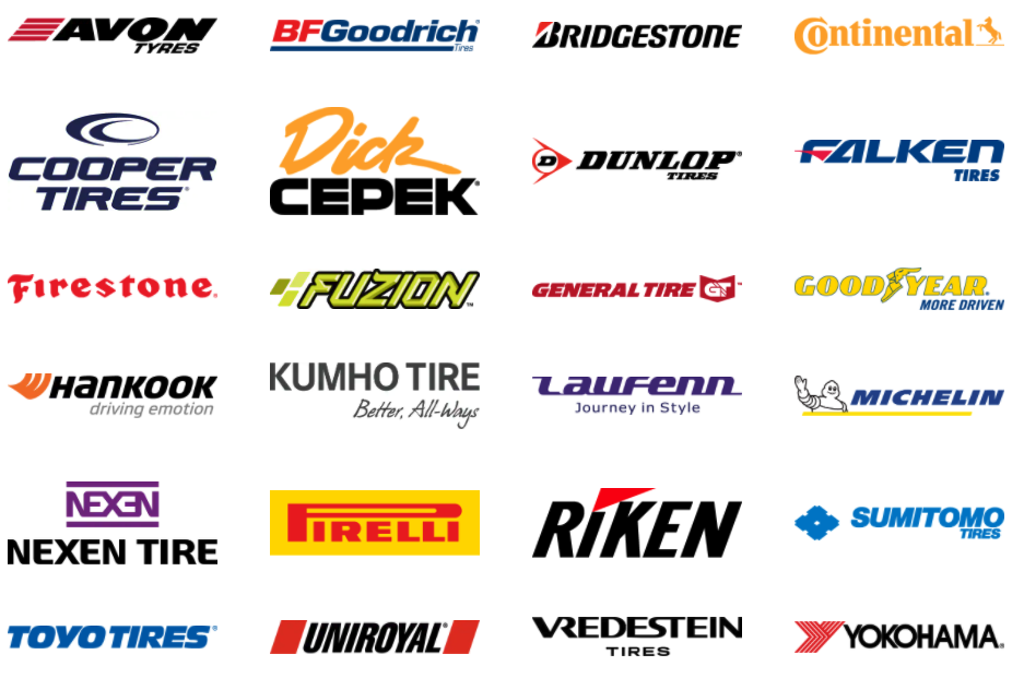 List of tire brands AutoNation Chevrolet Waco carries