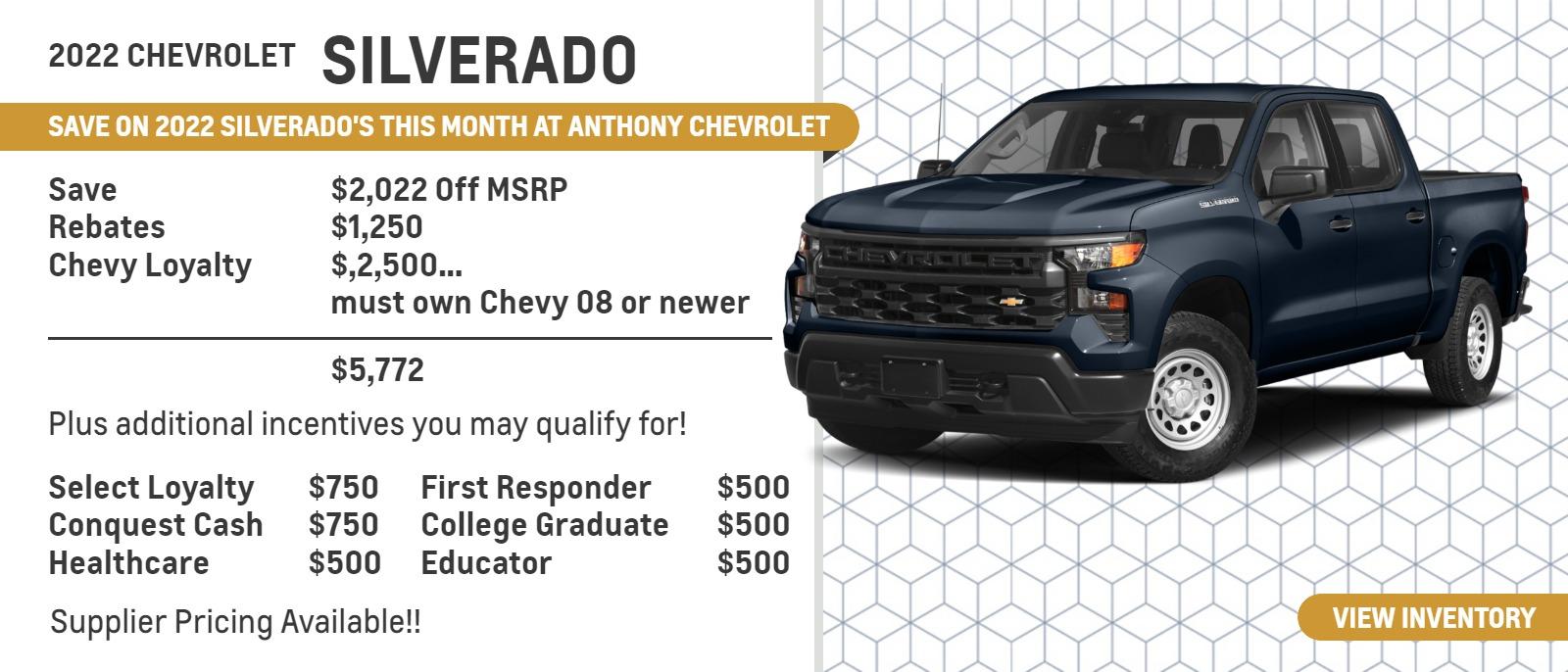Anthony Chevrolet A Preferred Auto Dealer For FAIRMONT WV 