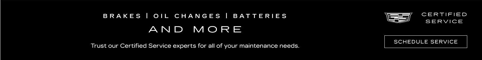 December 2023 Service Banner  Brakes Oil Changes Batters Trust Our Certified Service Experts for all of your maintenance needs