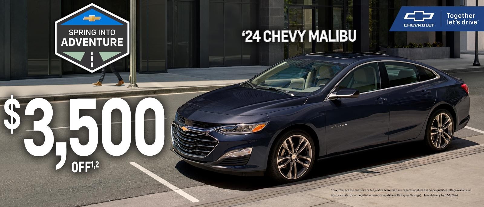 24 chevy malibu | Spring sales event