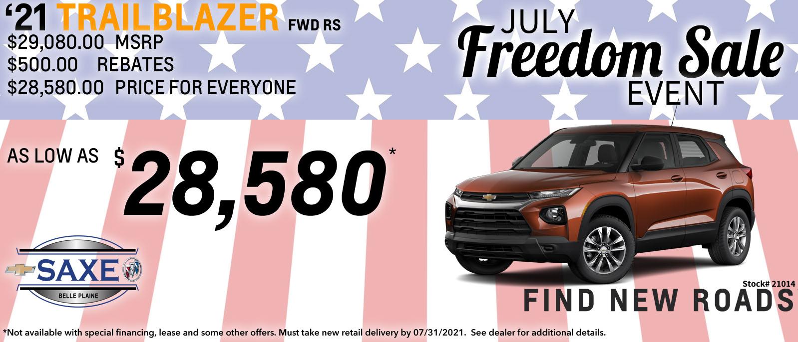 Best Chevy Dealer for all New Chevrolet's. Matt Saxe competes with