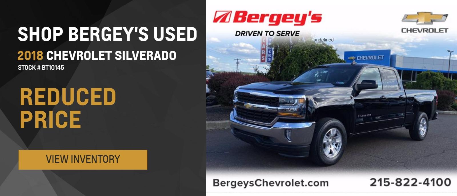 Bergey's Chevrolet New & Used Car Dealership in COLMAR, PA
