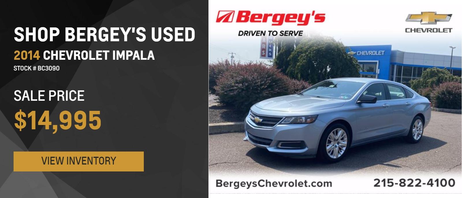 Bergey�s Chevrolet New &amp; Used Car Dealership in COLMAR, PA