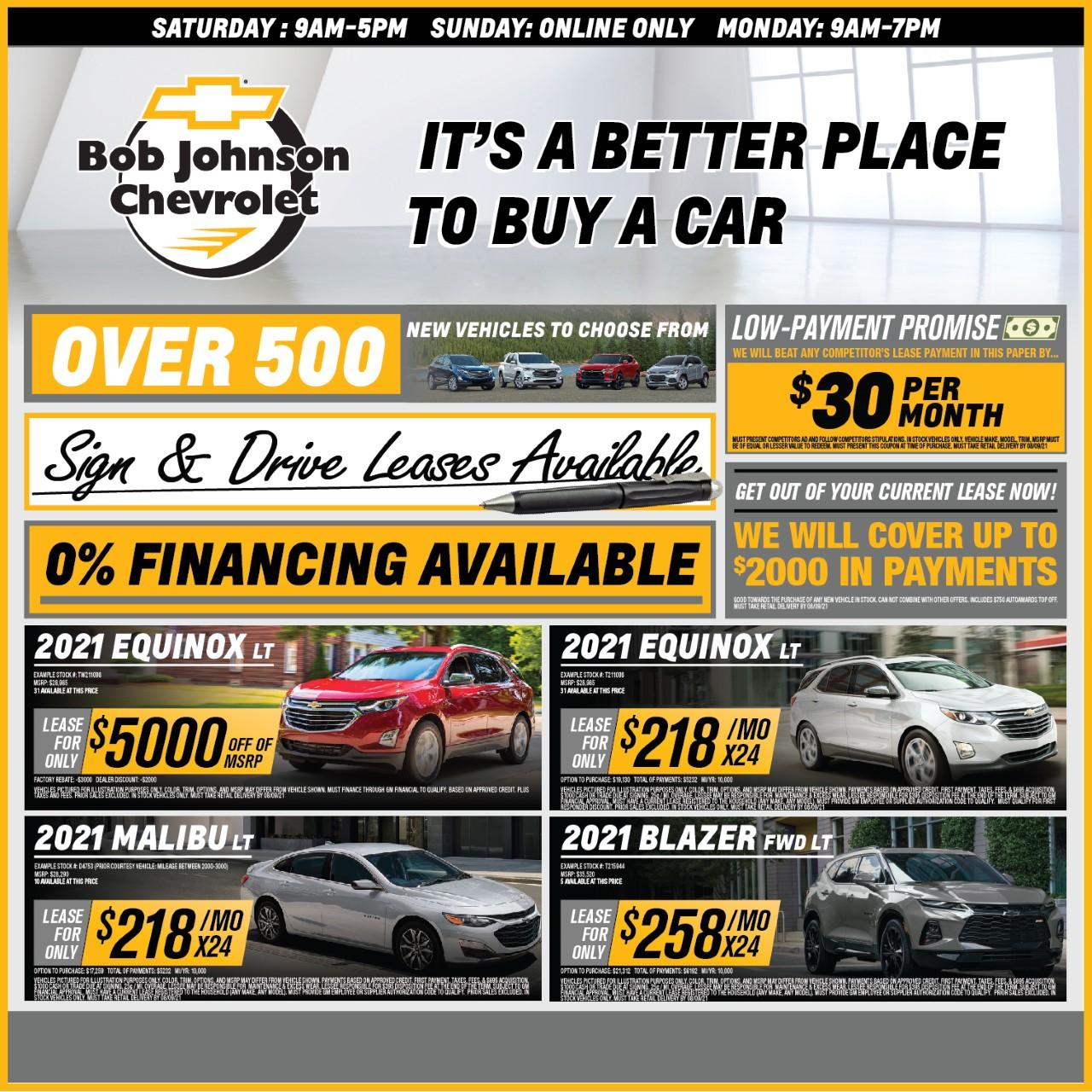 Weekly Ad Bob Johnson Chevrolet