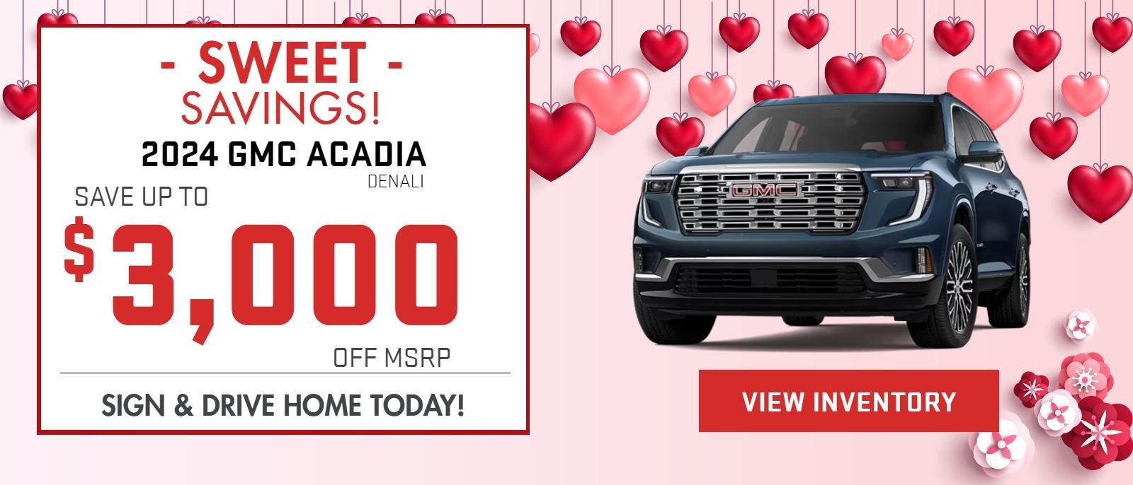 2022 ACADIA DENALI OFFER FROM BOB PION BUICK GMC IN CHICOPEE, MA