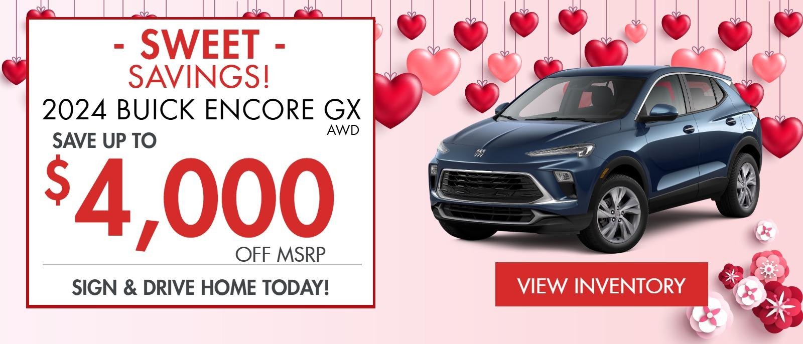 2024 ENCORE GX AWD PREFERRED OFFER FROM BOB PION BUICK GMC IN CHICOPEE, MA