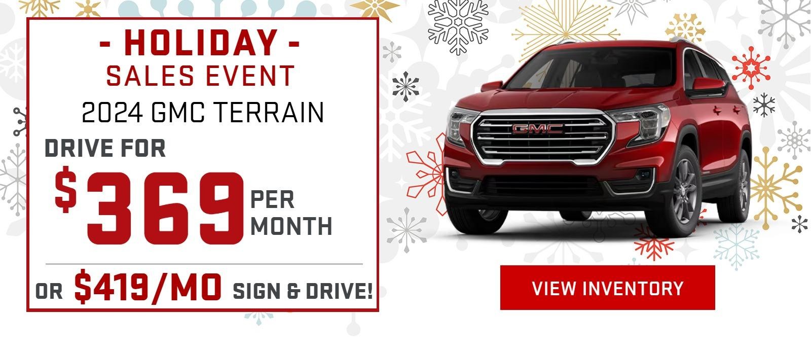 2024 TERRAIN OFFER FROM BOB PION BUICK GMC IN CHICOPEE, MA