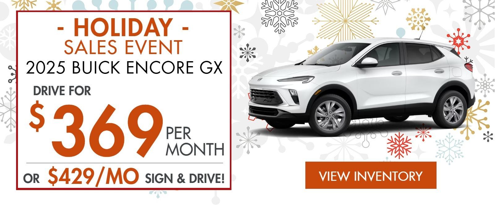 2025 ENCORE GX PREFERRED OFFER FROM BOB PION BUICK GMC IN CHICOPEE, MA