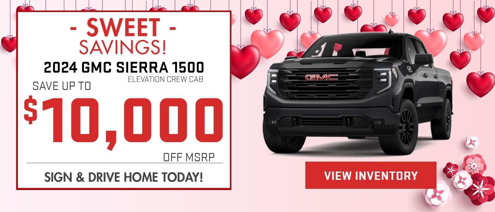 2024 SIERRA 1500 ELEVATION CREW CAB OFFER FROM BOB PION BUICK GMC IN CHICOPEE, MA