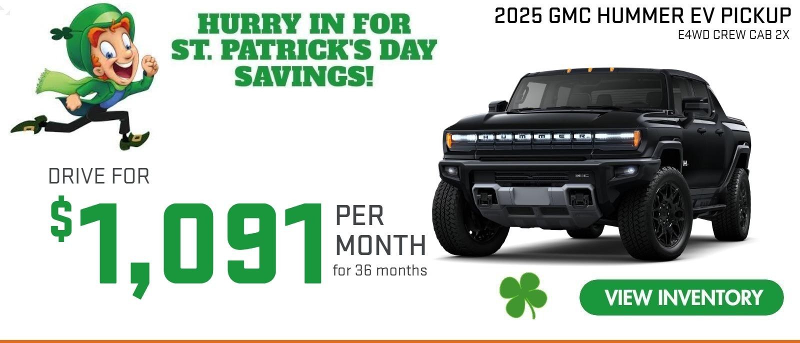 2025 HUMMER EV PICKUP 2X OFFER FROM BOB PION BUICK GMC IN CHICOPEE, MA