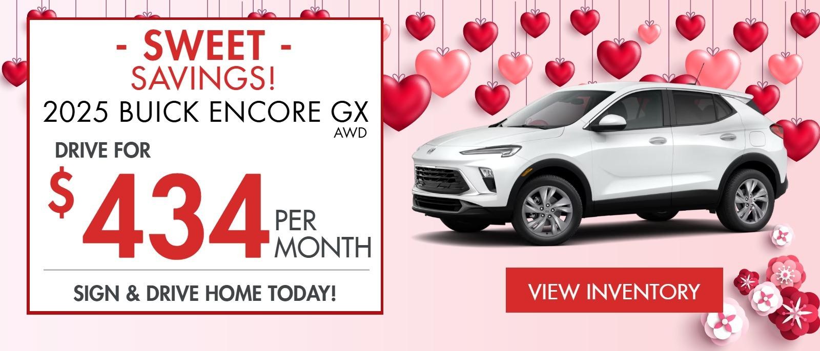 2025 ENCORE GX PREFERRED OFFER FROM BOB PION BUICK GMC IN CHICOPEE, MA