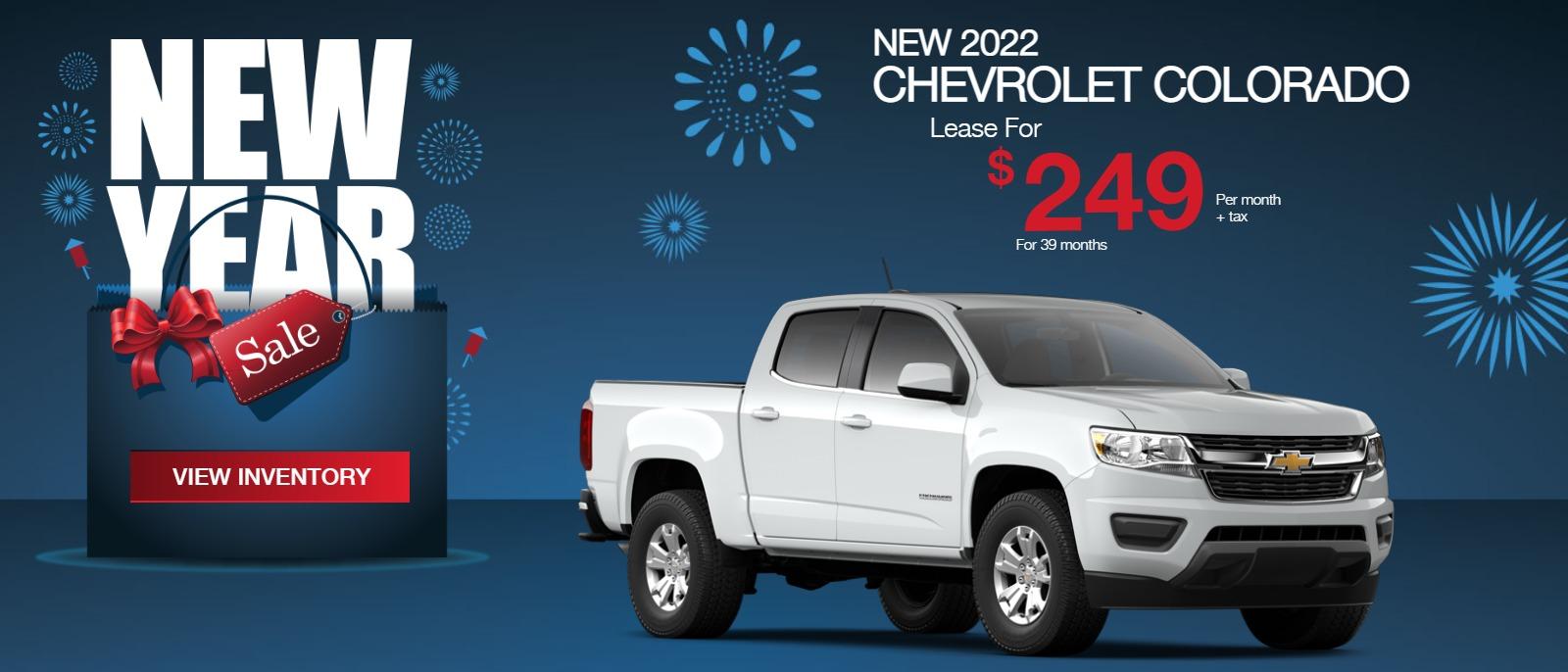 2022 Colorado Lease Special $249 + tax for 39 months
