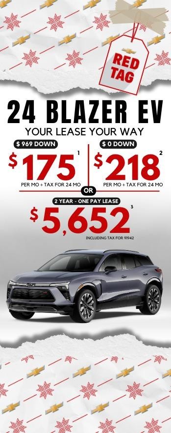 Blazer EV - Your Lease, Your way as low as $175 per month