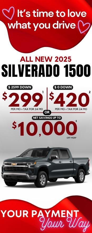 Silverado 1500 - Your Payment, Your Way