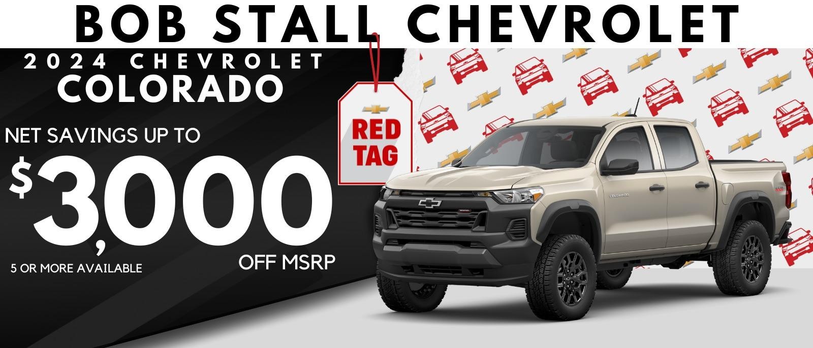 2024 Colorado - Net Savings Up to $3,000 off MSRP