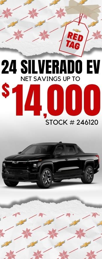 Silverado EV Net Savings up to $14000