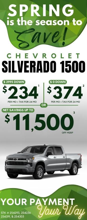 Silverado 1500 - Your Payment, Your Way