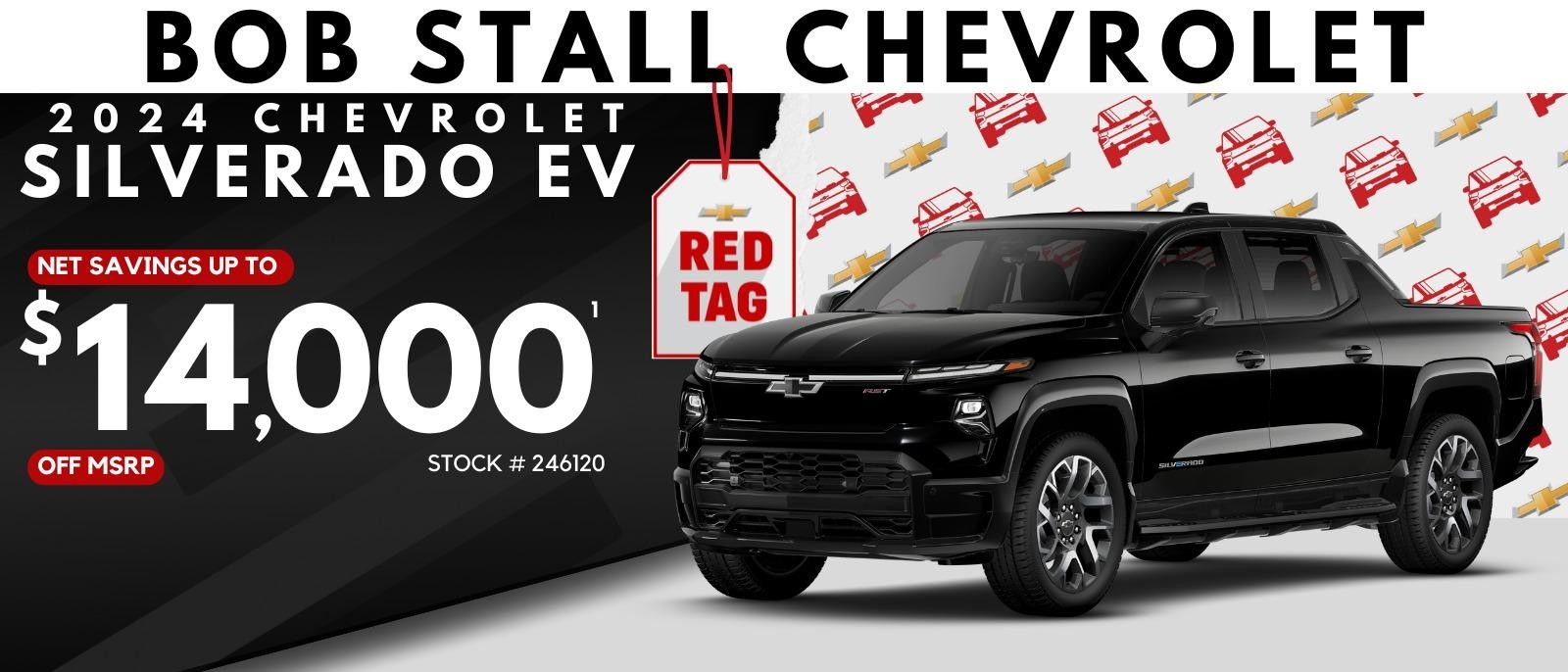 2024 Silverado EV Savings - Savings up to $14,000 off MSRP