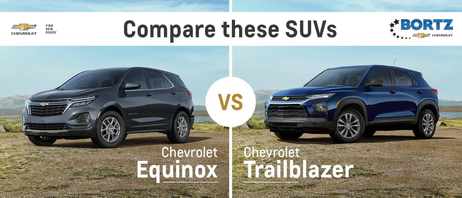 Comparing the 23 Trailblazer & Equinox Bortz Chevrolet