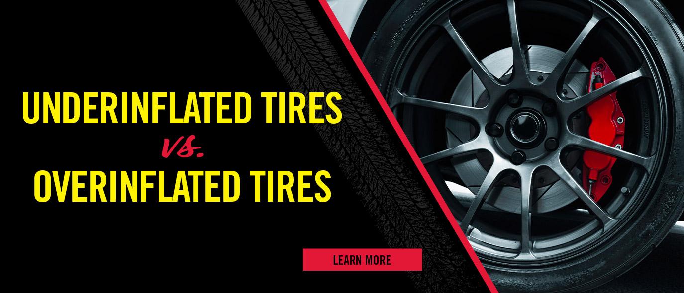 Underinflated Tires vs. Overinflated Tires Greer, SC