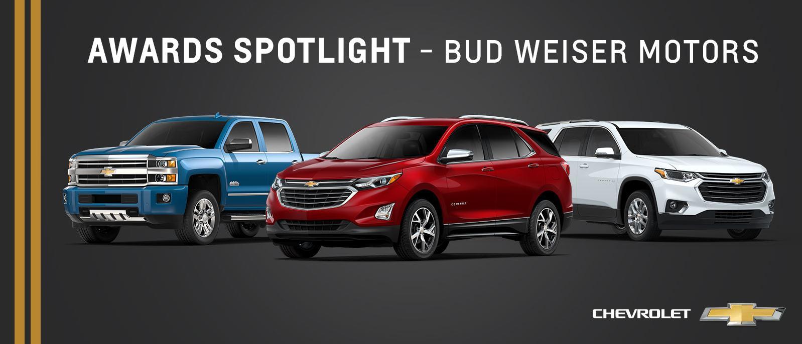 Latest Chevrolet Awards Bud Weiser Motors Beloit WI
