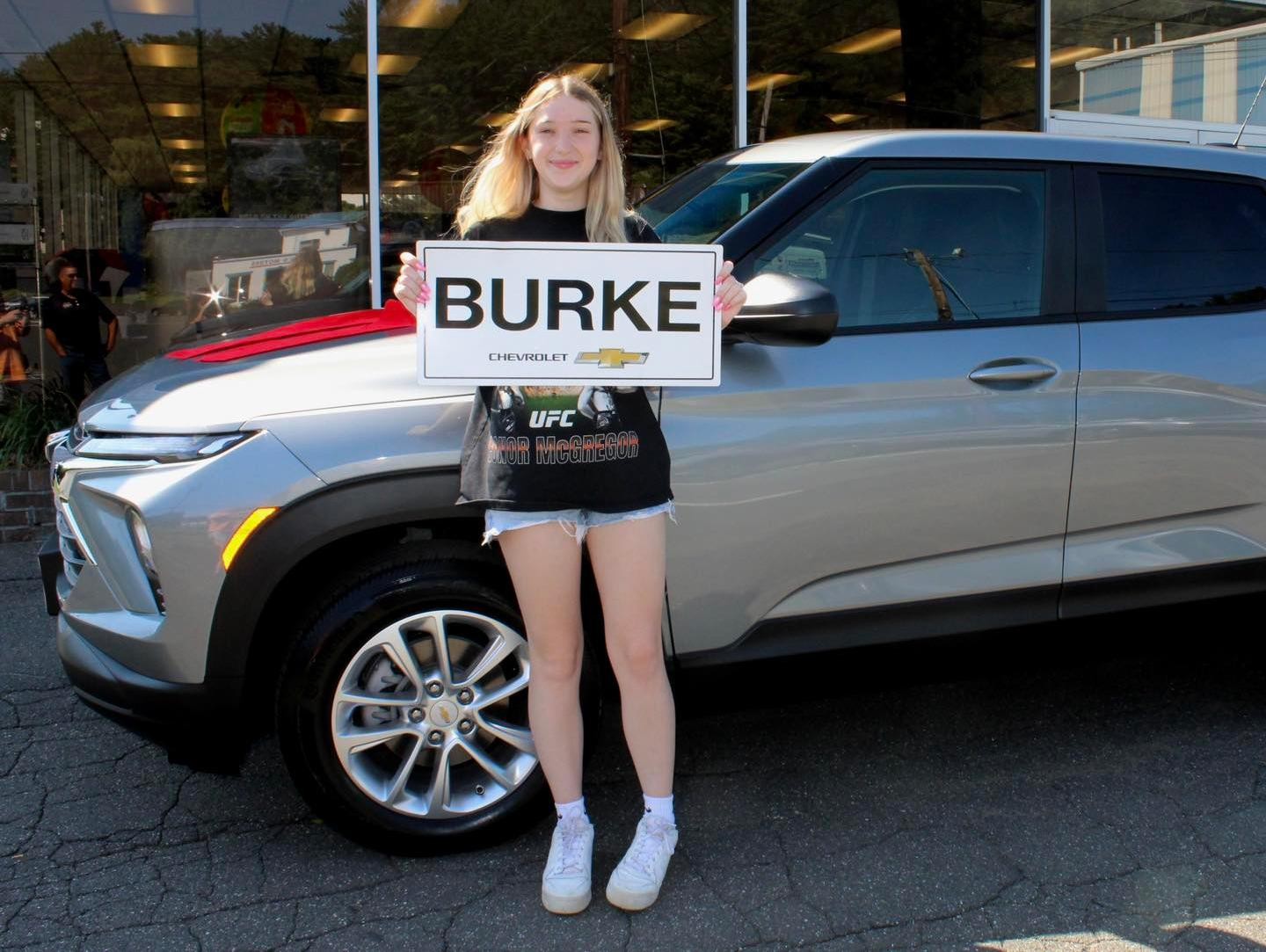 Welcome to the Burke Chevy Family, Lauren!
