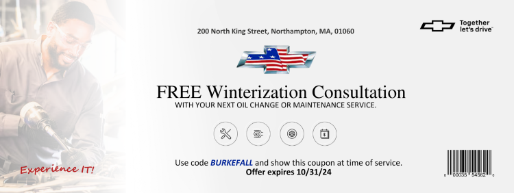 Burke Chevy Service Offer - Winterization Consultation