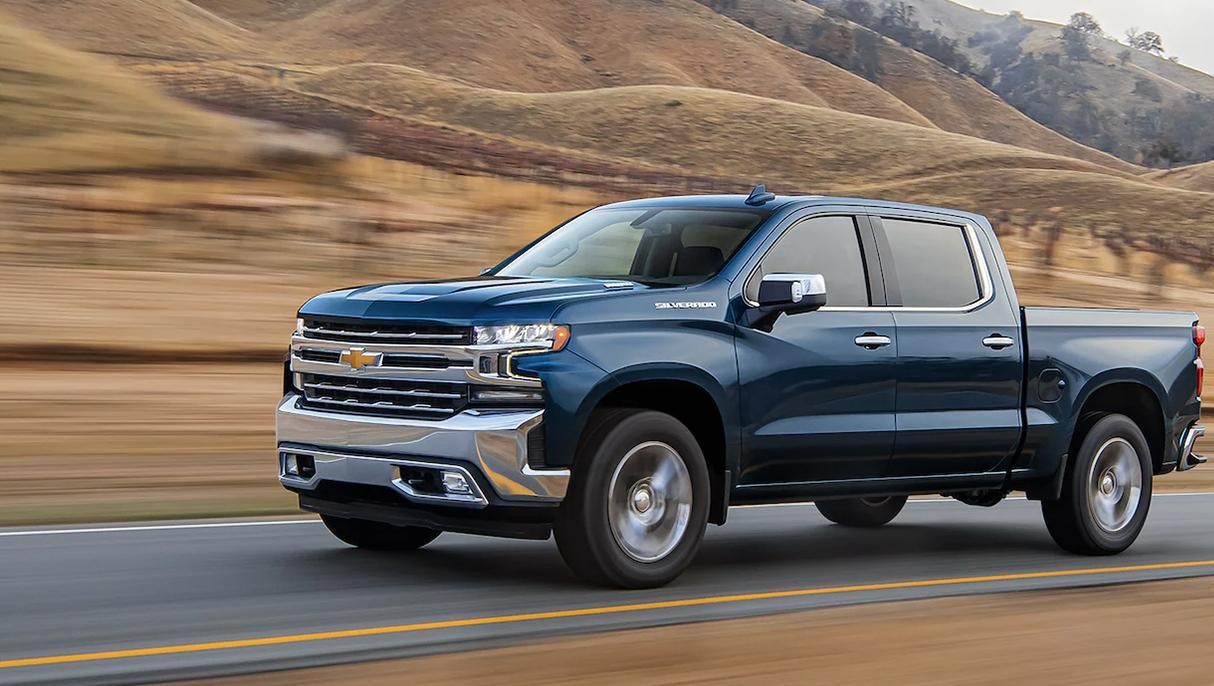 2022 Chevy Silverado driving