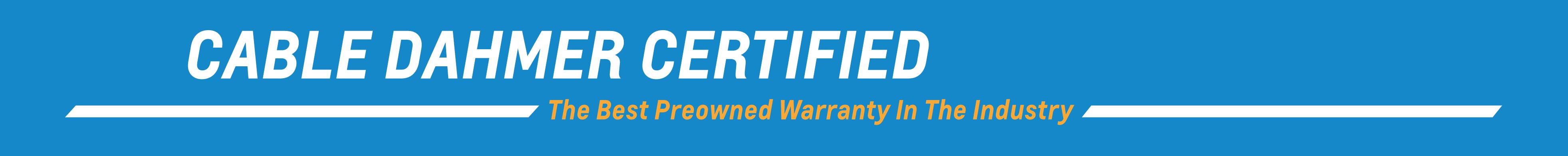 Cable Dahmer Certified Header Cable Dahmer Certified Header