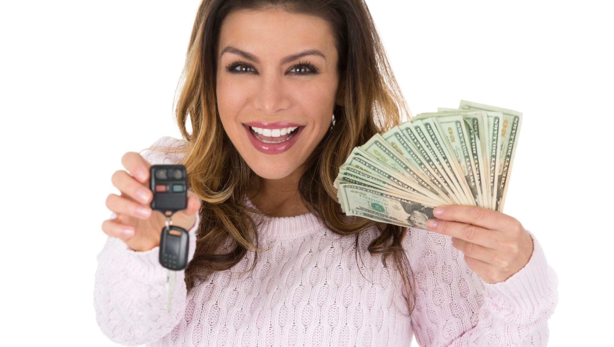 Car sales stock photo