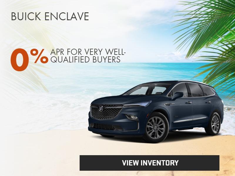 Buick Enclave
0% APR for well-qualified buyers