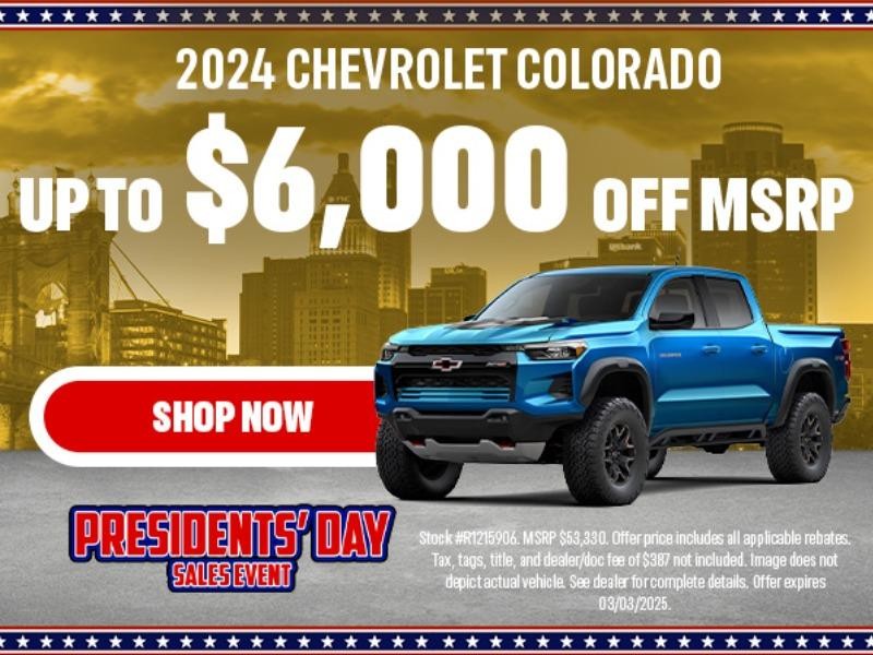 2024 COLORADO UP TO $6,000 OFF