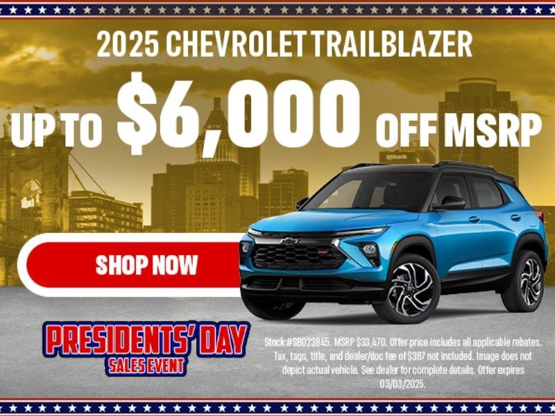 2025 Trailblazer UP TO $6,000 OFF