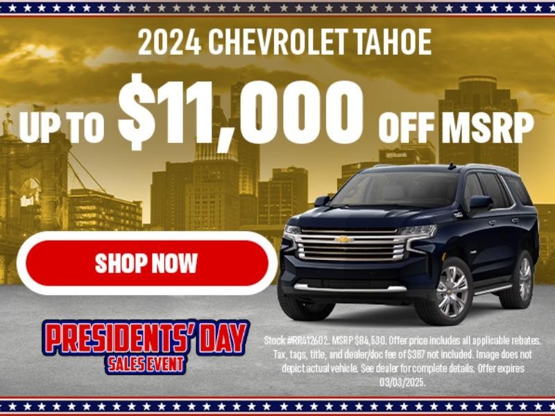 2024 TAHOE UP TO $11,000 OFF