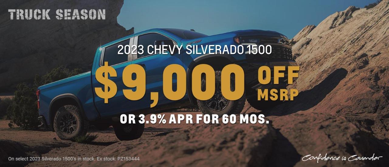 Shop New Chevy Incentives at Cavender Chevrolet in BOERNE, TX