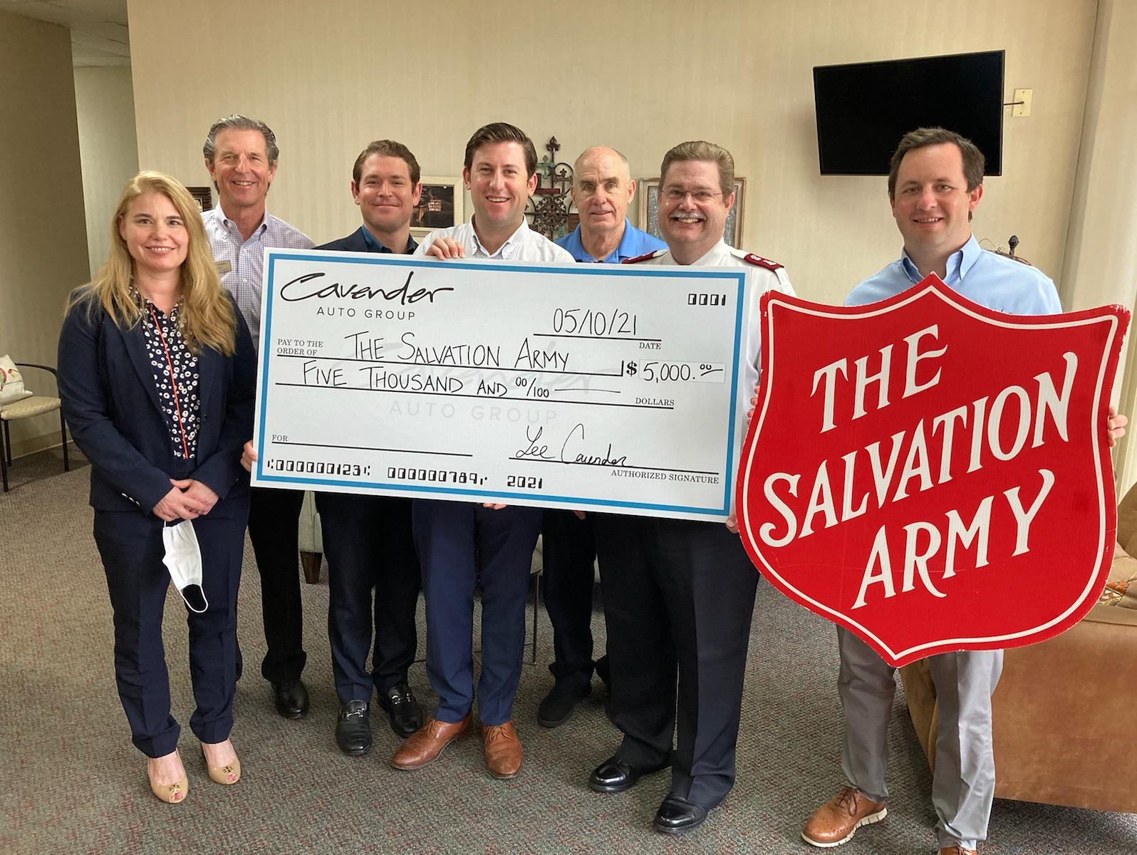 Cavenders and The Salvation Army