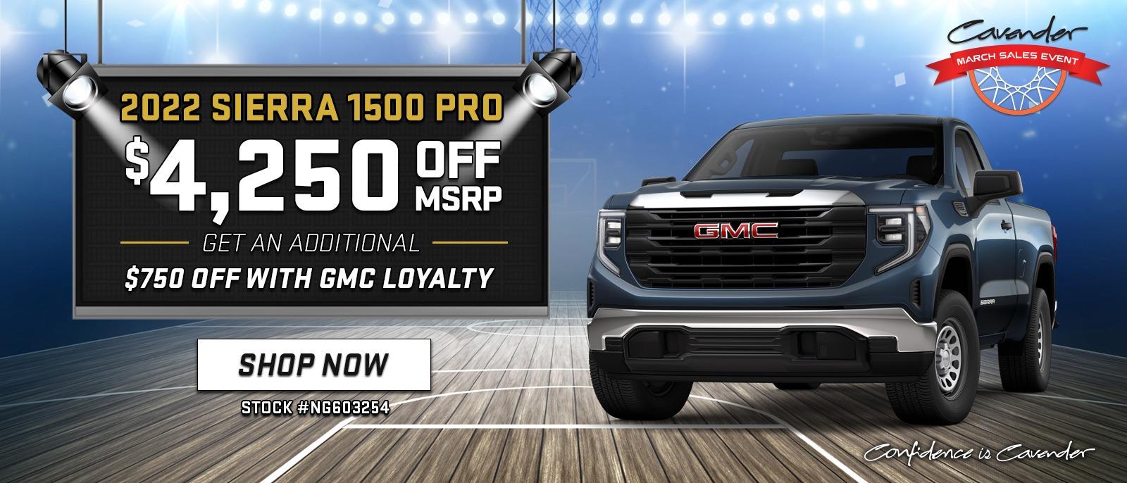 2020 SIERRA 1500 PRO