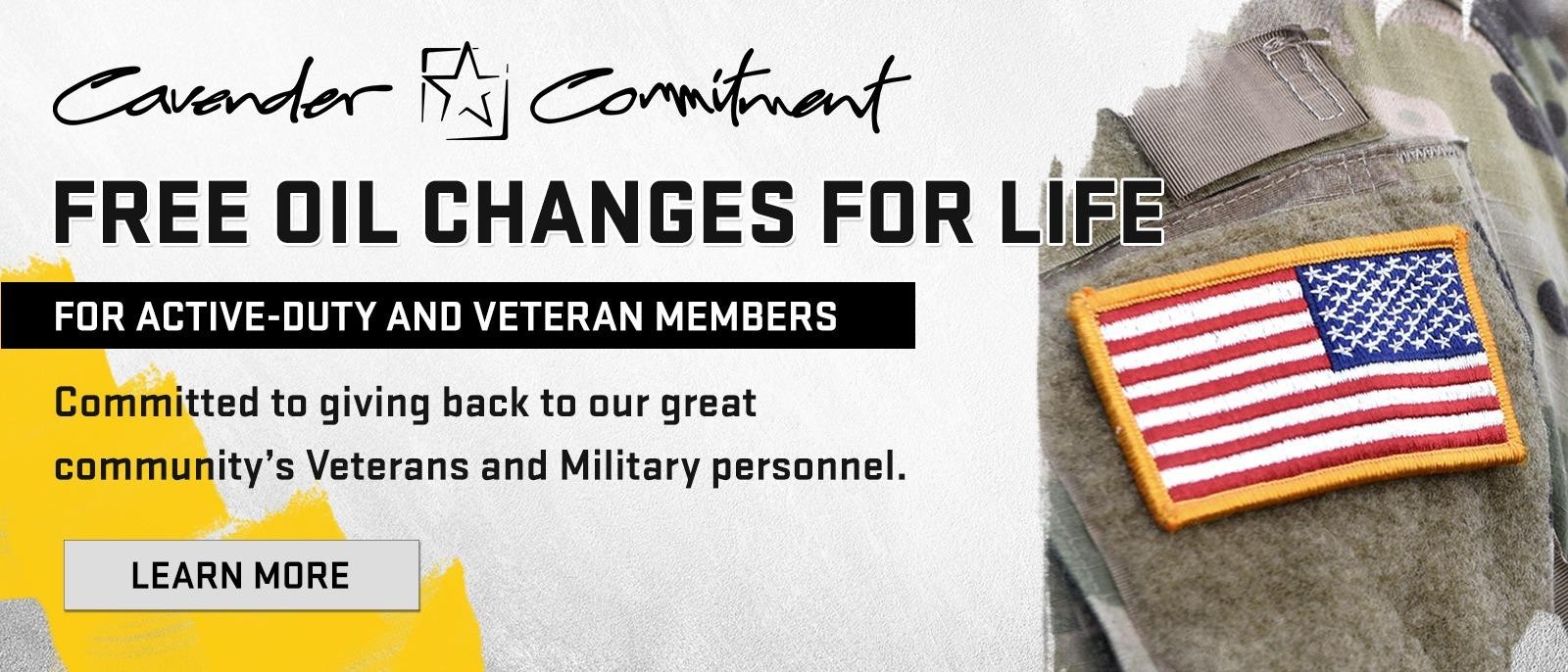 Free Oil Changes For Life