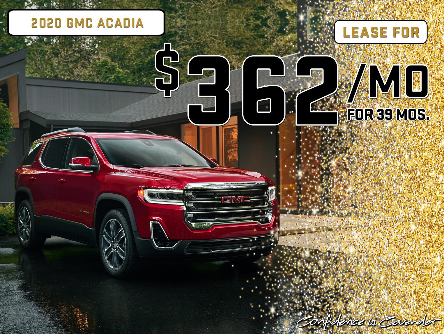 New 2021 Gmc Acadia Lease Deals In San Antonio Tx Cavender Buick Gmc North