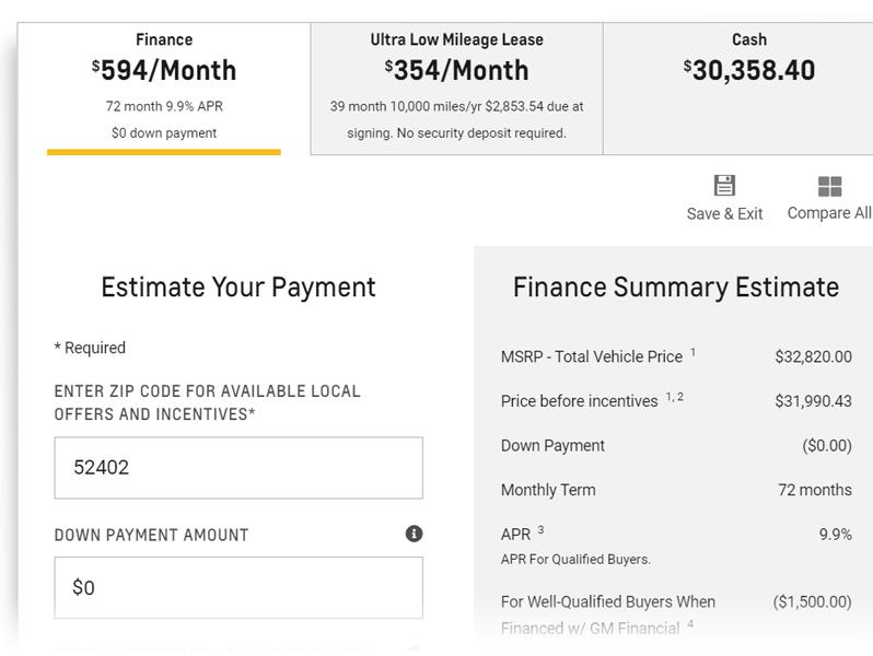 Estimate your payment per month Estimate your payment per month