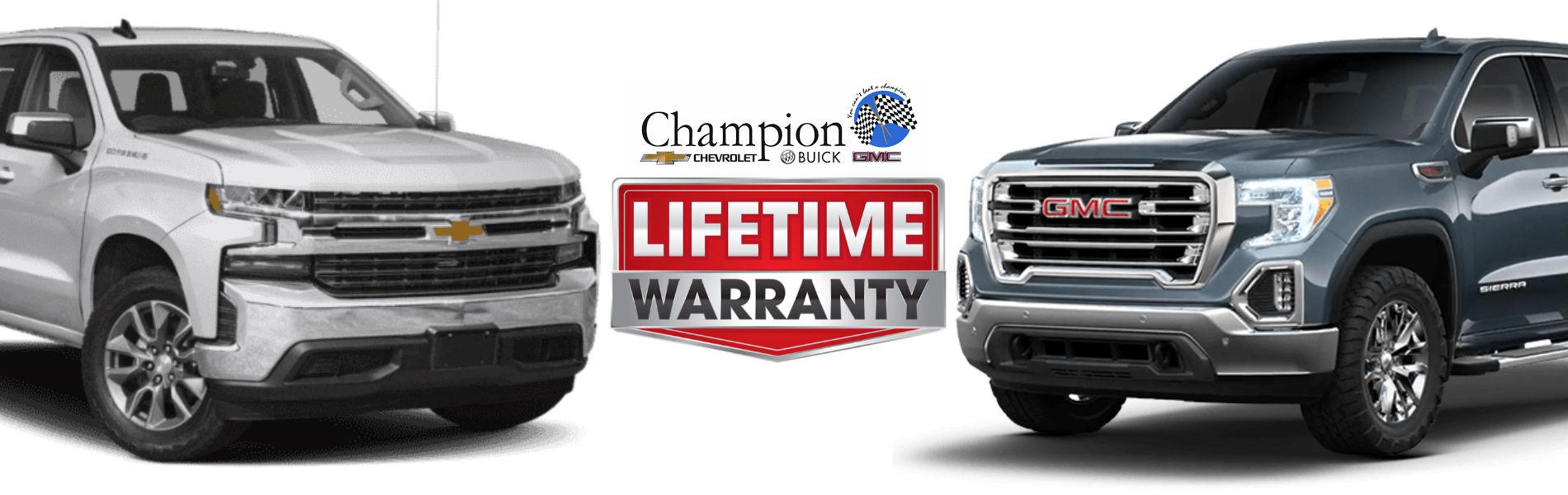 Lifetime Powertrain Warranty In La Grange, KY Champion Chevy