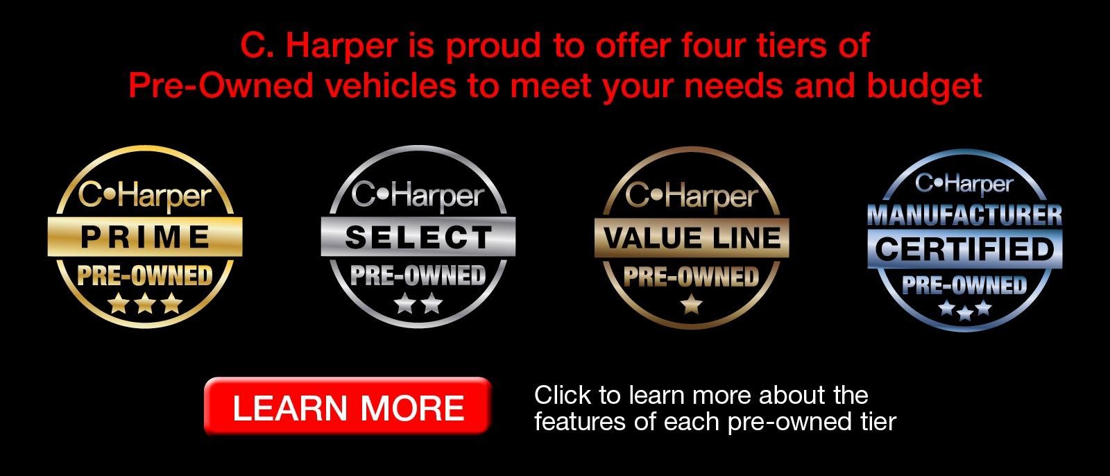 C. Harper Used Inventory Tier
