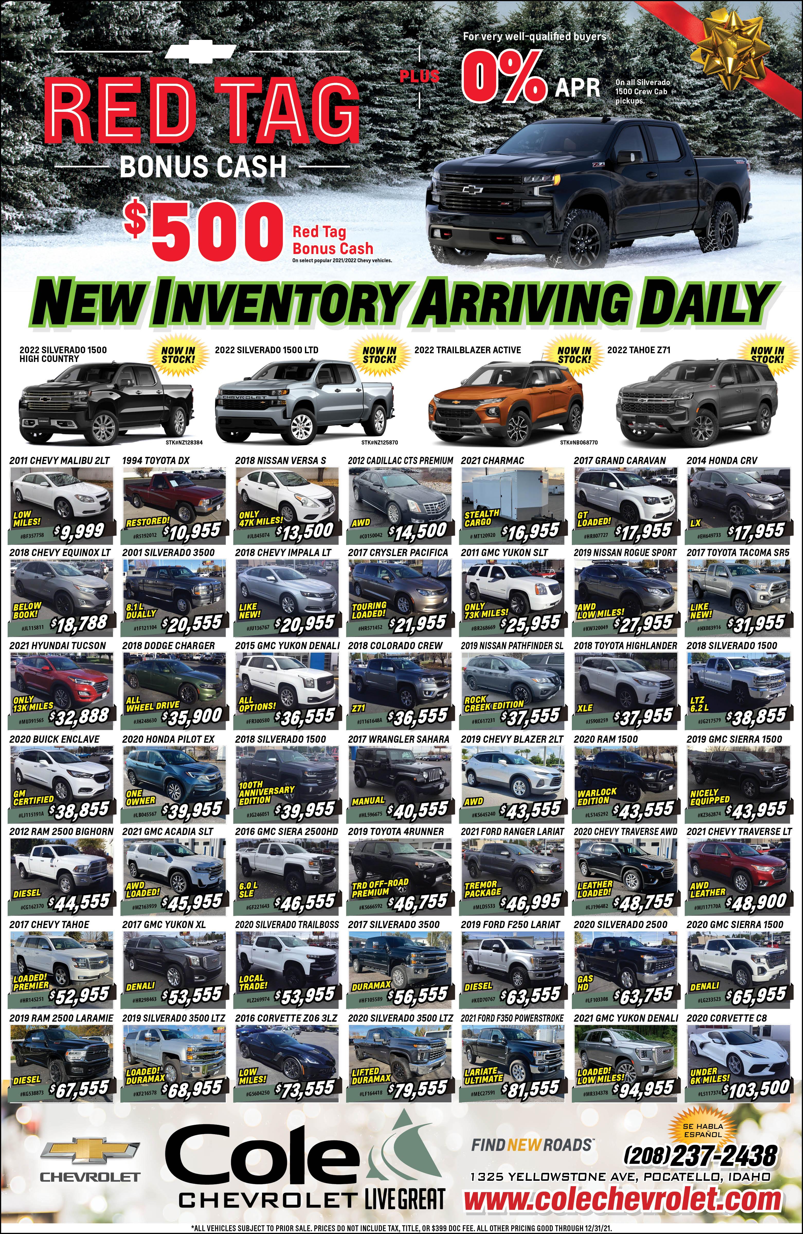 Cole Chevrolet Is A Pocatello Chevrolet Dealer And A New Car And Used Car Pocatello Idaho Chevrolet Dealership Thrifty Nickel Print Ad