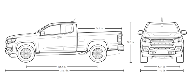 extended cab dimensions
