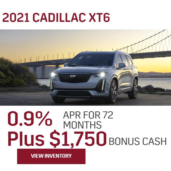 2021 Cadillac XT6 - 0.9% for 72 Months, PLUS $1750 Bonus Cash