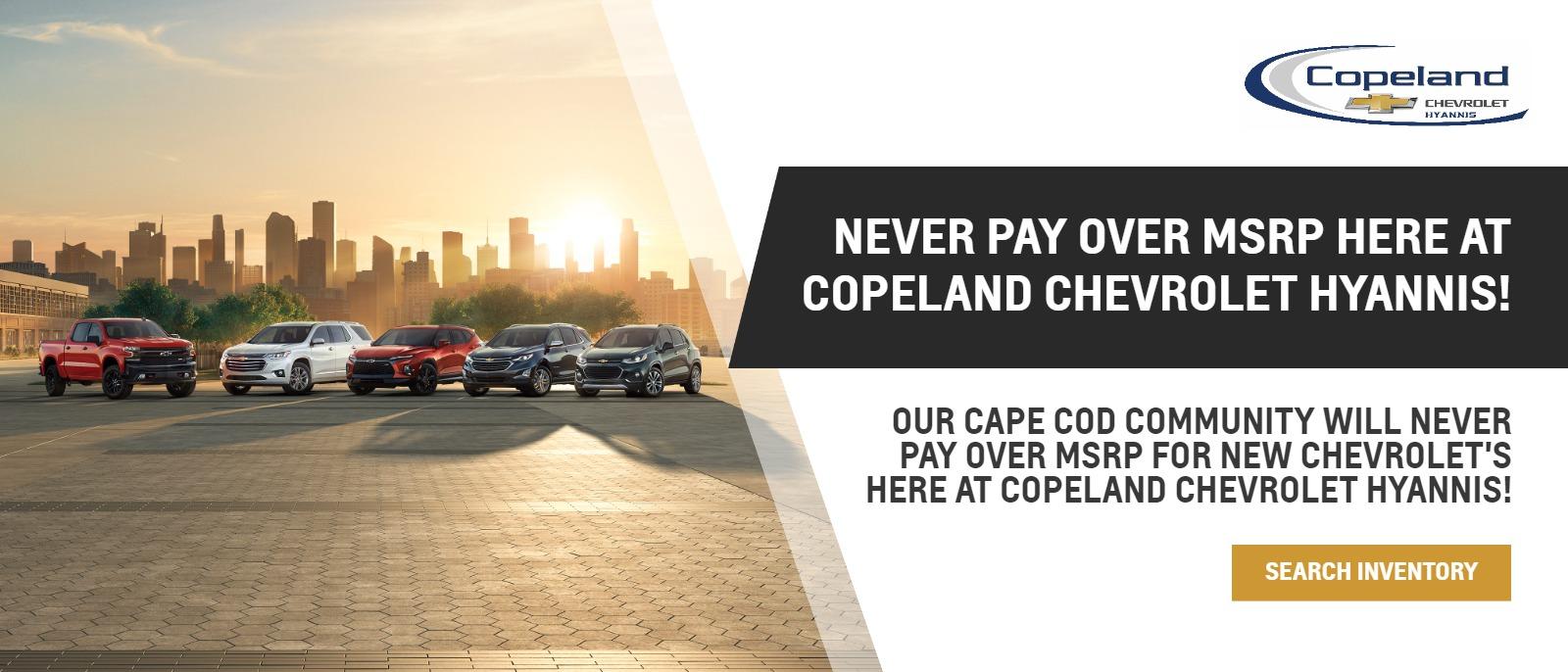 Copeland Chevrolet Hyannis A Preferred New and Used Vehicle Dealership